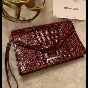 Brand new Brahmin wristlet !!!